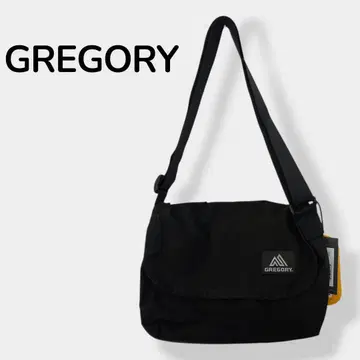 GREGORY 숄더백 블랙