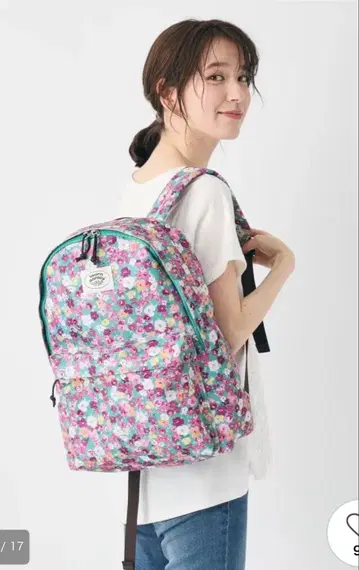 [ 새상품 ] 로라 애슐리 앙크 로프트 디 패턴 백팩