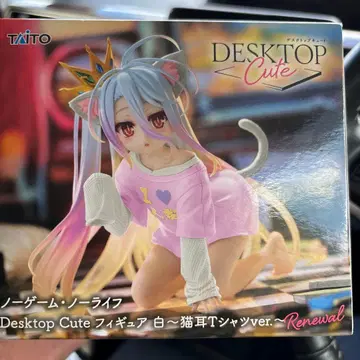 TAITO Desktop Cute 화이트 고양이 귀 셔츠 ver.