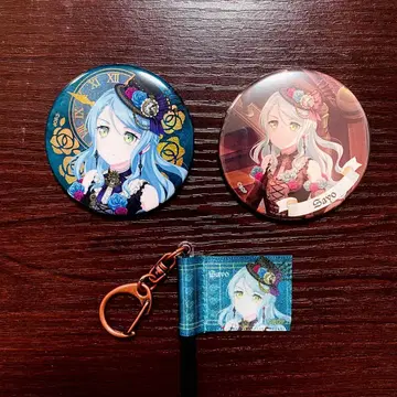 히카와 사요 Roselia Neuweltfahrt 키링 캔뱃지