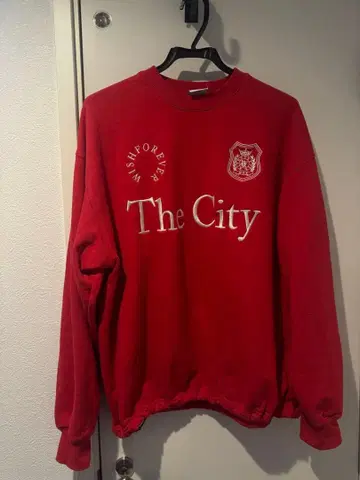 WISHFOREVER 레드 맨투맨 L 사이즈