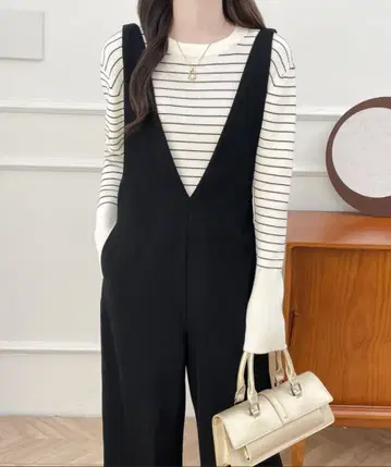 ABITOKYO V넥 올인원 살로펫