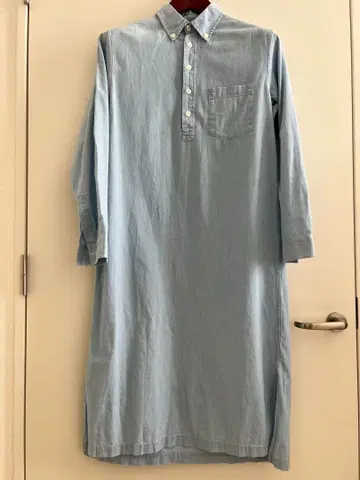 A.P.C. 라이트 블루 데님 셔츠 드레스