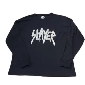 monkey time x SLAYER 백 프린트 긴팔 티셔츠