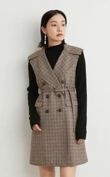 따로 입어도 귀여운 [ LilyBrown ] 가을/겨울 자켓 원피스 세트