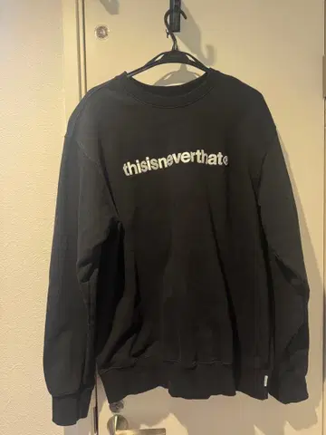 thisisneverthat 블랙 맨투맨