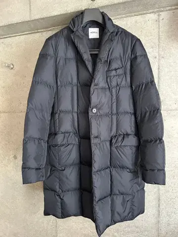 [ 새상품급 ] Aspesi 아스펜지 다운 코트 네이비 M 호시바