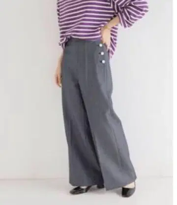 울 데님 세일러 팬츠 IENA