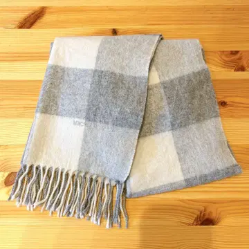 MICHAEL KORS 마이클코어스 머플러 체크 무늬 캐시미어 100%