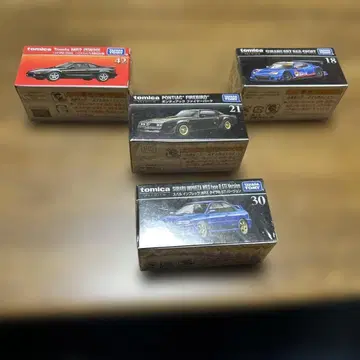 초특가 토미카 프리미엄 미니카 4대 세트