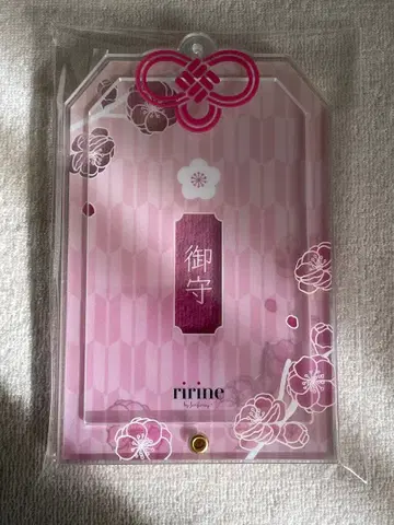 fukuya 부적 아크릴 프레임 핑크