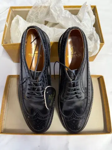 미사용 새상품 REGAL 리걸 2589 윙팁 24.5