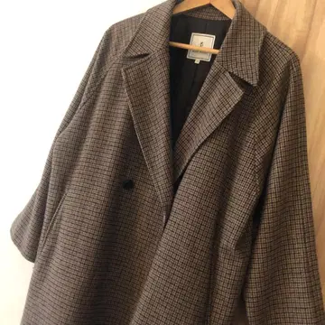 [ 로페피크닉 ] 롱 코트 38 M~L ROPE 브라운