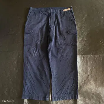 US 구제 CiNTAS 와이드 카고 팬츠 네이비