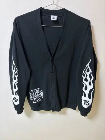 WACKY RACE 블랙 가디건 XL