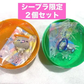 푸쿠푸쿠 아와와짱 콜롱토 클리어 메지루시 참 시플라 한정판 2개 세트