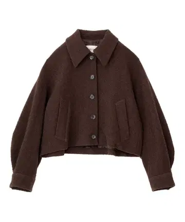 코코딜 cocodeal 아우터 부클레 스텐칼라 숏코트