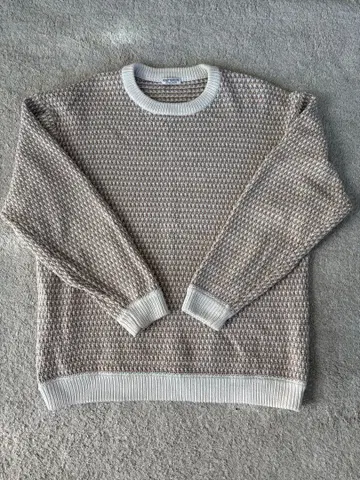 BEAUTY&YOUTH 뜨개질 무늬 스웨터