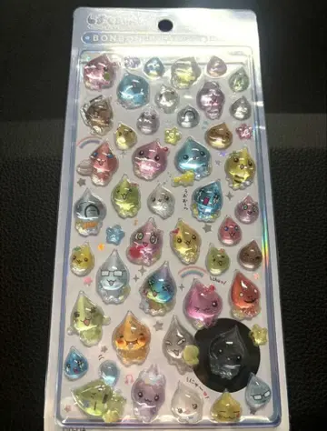 물방울 짱 모자 꽁지 드롭 씰 (대) 팝업