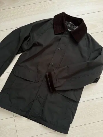 유니클로*헌팅 자켓 카키 코듀로이 옷깃 자켓 S