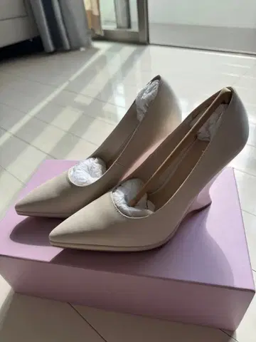 rienda 화이트 하이힐 S