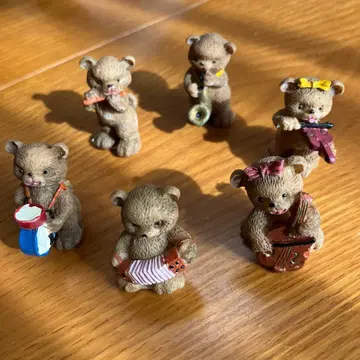 곰 음악대 입상 6개 세트