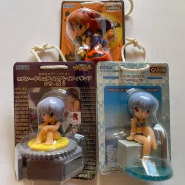 신세기 에반게리온 미니 피규어 3체 세트