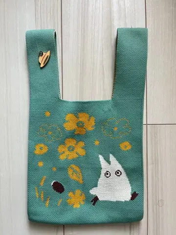 이웃집 토토로 니트 마르쉐 백 소토토로 동동이 공화국