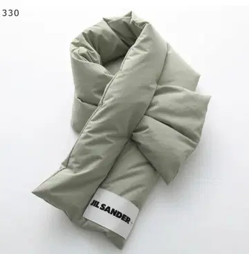 JIL SANDER 다운 스카프 미사용 새상품