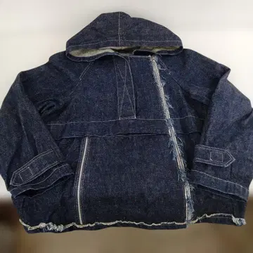 [618] [레어!?] [빈티지?] 후드 부착 다크 데님 자켓