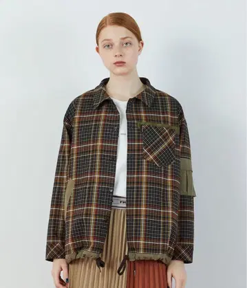 FRAPBOIS T/R 체크 블루종