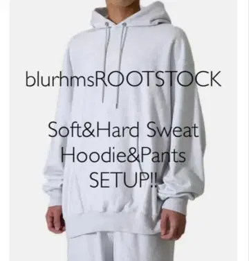 블럼스 blurhms 맨투맨 후드티+팬츠 셋업