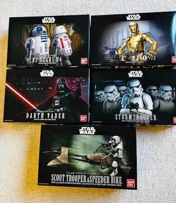 스타 워즈 1/12 스케일 모델 키트 세트 BANDAI 프라모델