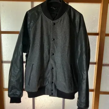 Gap 바시티 자켓 가죽 x 멜톤 갭 자켓 블루종 구제 의류