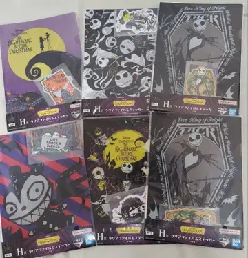 나이트메어 제일복권 H상 클리어 파일&스티커 5종 6세트