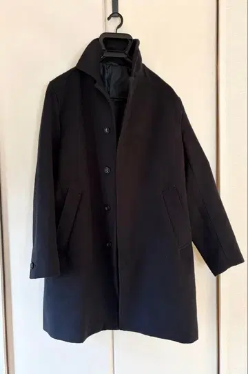 INHERIT 블랙 체스터 코트 M 사이즈