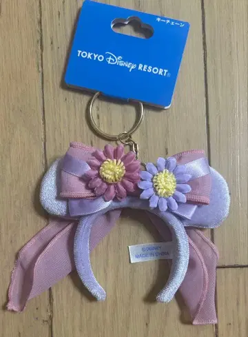 디즈니 판타지 스프링스 라푼젤 머리띠 키체인