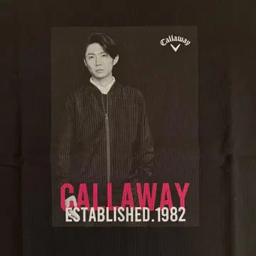CALLAWAY 아이바 마사키 모크넥 반팔 T셔츠