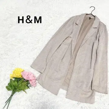 H&M [ XS ] 자켓 아우터 작은 사이즈 헤링본 포케