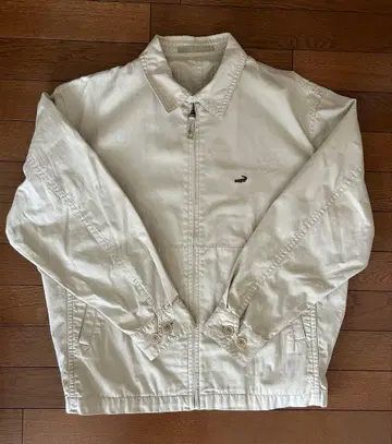 Crocodile 집업 아우터 라이트 베이지 자켓