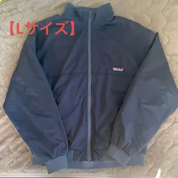 XLARGE 블랙 플리스 나일론 자켓