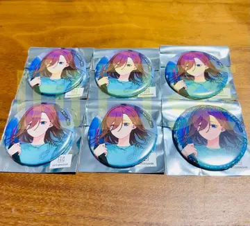 5등분의 신부 아틀레 아키하바라 캔뱃지 나카노 미쿠 6점 홀로1