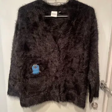 GU PUPPET SUNSUN 블랙 가디건 L