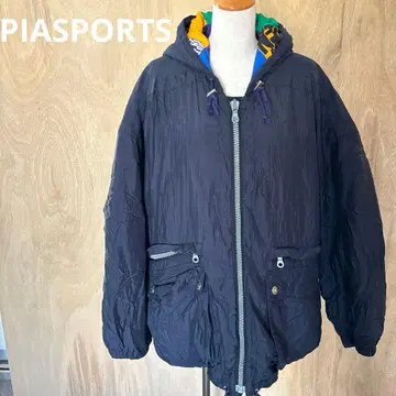 후드 부착 네이비 자켓 PIASPORTS