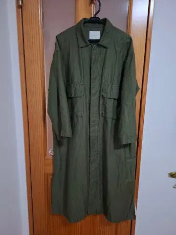 argue 밀리터리 롱 자켓