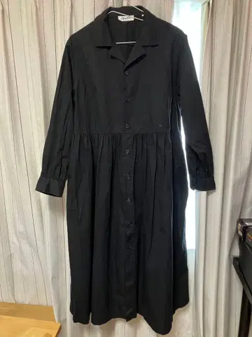 Gymplex 블랙 셔츠 원피스