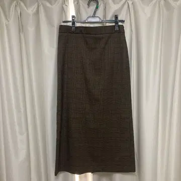 허리 디자인 스트레이트 롱 스커트