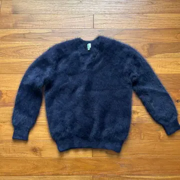 론 헤르만 캐시미어 터치 퍼 니트 다크 네이비 스웨터 긴팔