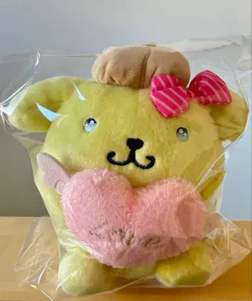 폼폼푸딩 봉제 인형 하트 엔젤 깃털