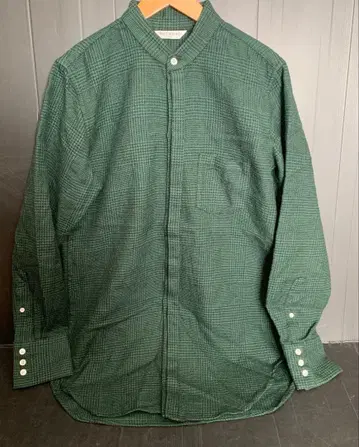 BED.J.W.FORD 울 히요쿠 글렌체크 울 셔츠 1